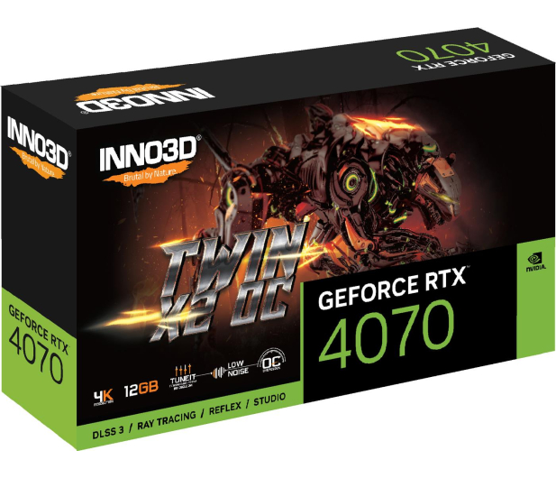 INNO3D GeForce RTX 4070 X2 12GB GDDR6X - 1130787 - zdjęcie 3